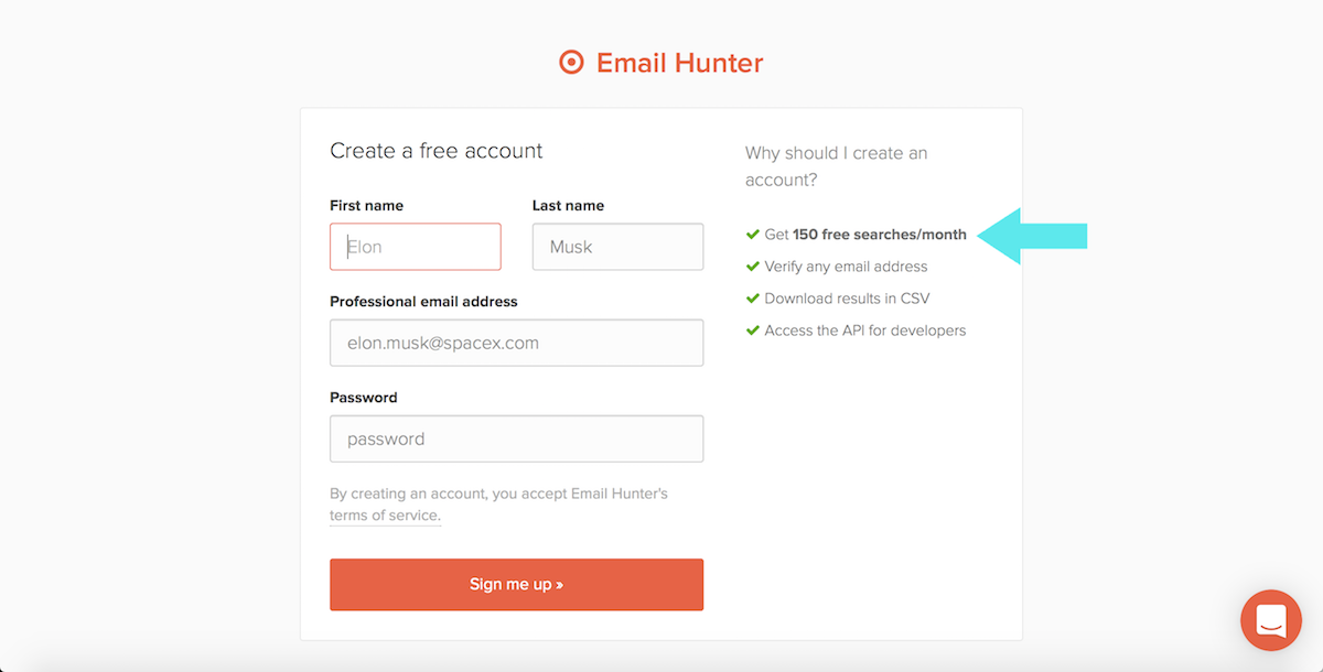 email-hunter-free-plan